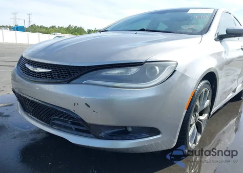 2015 Chrysler 200 S from USA, damaged, VIN 1C3CCCBGXFN516270